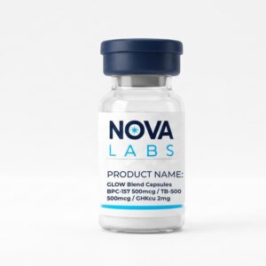 GLOW Blend Capsules - BPC-157 (500mcg) / TB-500 (500mcg) / GHKcu (2mg)